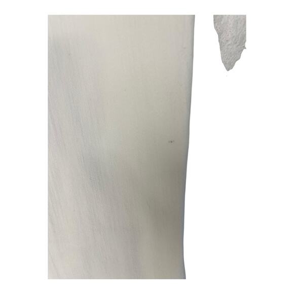 NWT Madewell Mid Rise Flare Crop Jeans Women's Size 28T White Denim - Picture 10 of 11